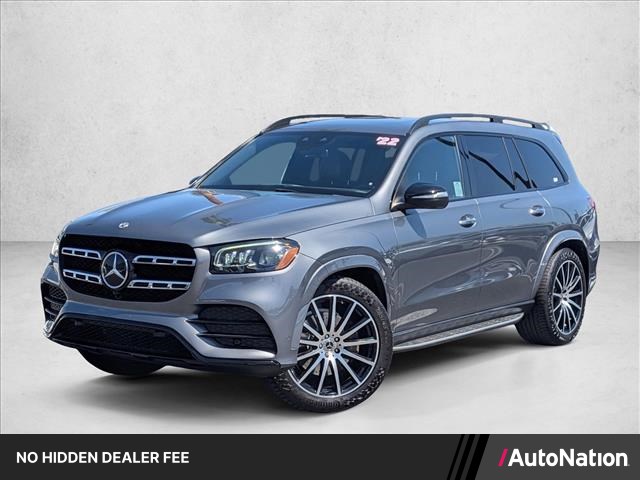 Gray (Selenite Grey Metallic) 2022 Mercedes-Benz GLS 450 4MATIC SUV / Crossover All-Wheel Drive Automatic
