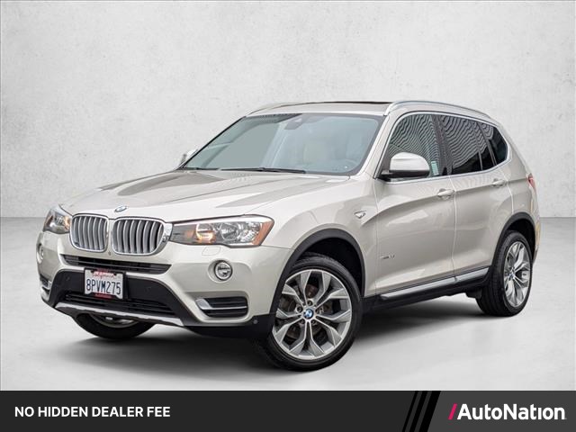 Mineral Silver 2017 BMW X3 SUV / Crossover Rear-Wheel Drive Automatic