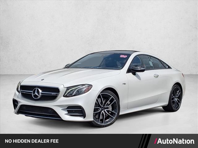 Designo Diamond White Metallic 2020 Mercedes-Benz E-Class AMG E 53 Coupe 4MATIC Coupe All-Wheel Drive Automatic