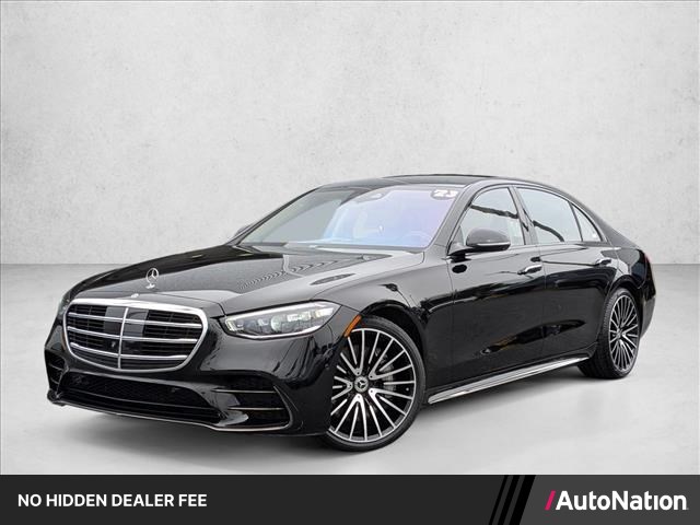 Black 2023 Mercedes-Benz S-Class S 580 4MATIC AWD Sedan All-Wheel Drive Automatic