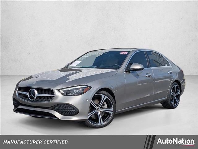 Mojave Silver Metallic 2023 Mercedes-Benz C-Class C 300 RWD Sedan Rear-Wheel Drive Automatic