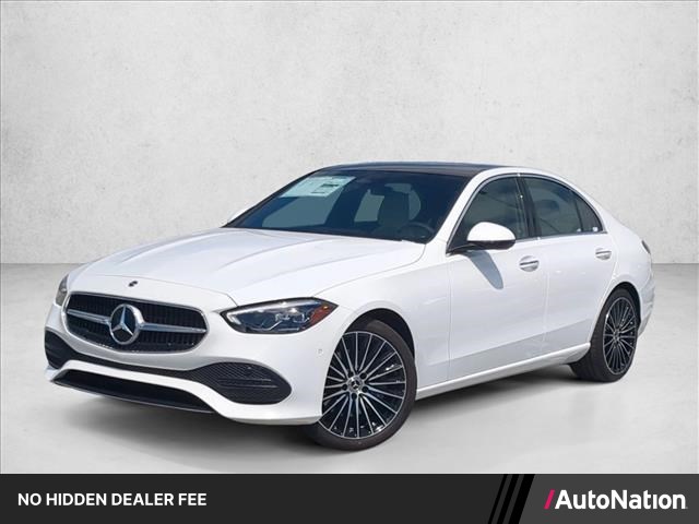 Polar White 2026 Mercedes-Benz C-Class Sedan Rear-Wheel Drive Automatic