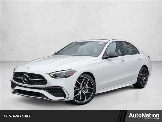 Polar White 2022 Mercedes-Benz C-Class C 300 Sedan RWD Sedan Rear-Wheel Drive Automatic