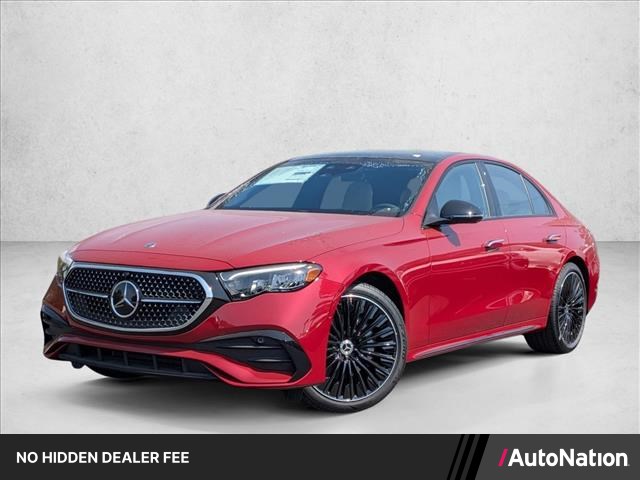 Manufaktur Patagonia Red 2026 Mercedes-Benz E-Class Sedan Rear-Wheel Drive Automatic
