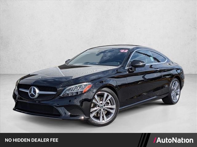 Black 2022 Mercedes-Benz C-Class C 300 Coupe RWD Coupe Rear-Wheel Drive Automatic