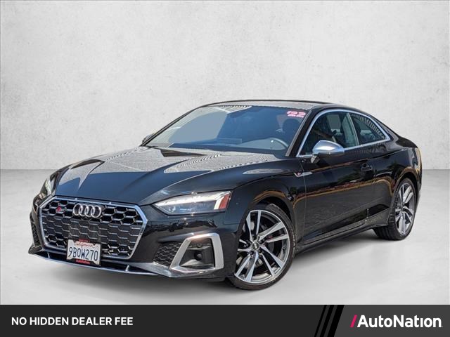 Mythos Black Metallic 2022 Audi S5 Coupe All-Wheel Drive Automatic