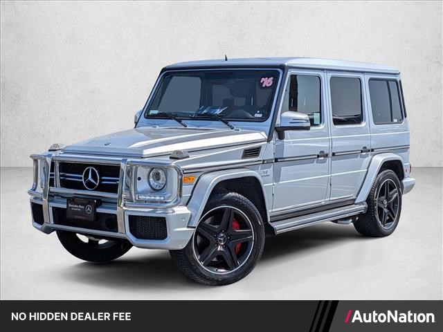 Iridium Silver Metallic 2016 Mercedes-Benz G-Class G 63 AMG 4MATIC SUV / Crossover All-Wheel Drive Automatic