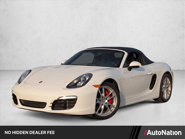 White 2015 Porsche Boxster Convertible Rear-Wheel Drive 7-Speed Automatic
