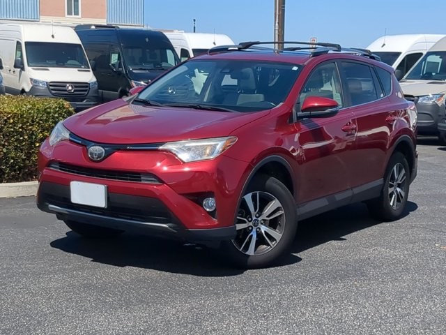 Red (Ruby Flare Pearl) 2018 Toyota RAV4 SUV / Crossover Front-Wheel Drive Automatic