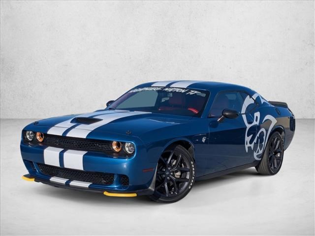 Blue (Frostbite) 2023 Dodge Challenger Coupe Rear-Wheel Drive 8-Speed Automatic