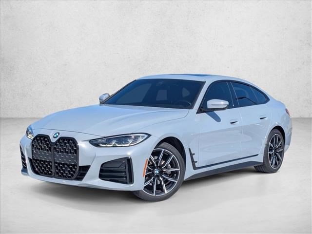 Gray (Brooklyn Grey Metallic) 2024 BMW 4 Series Coupe Rear-Wheel Drive Automatic