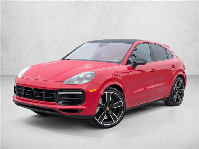 Carmine Red 2022 Porsche Cayenne Coupe Turbo AWD Coupe All-Wheel Drive Automatic