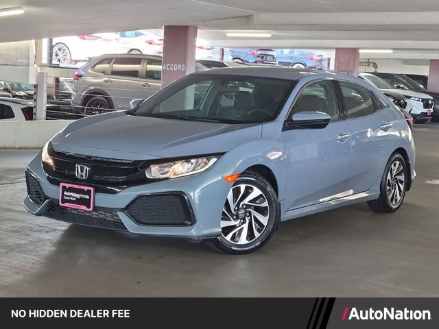 Silver/Gray 2017 Honda Civic Hatchback Hatchback Front-Wheel Drive Automatic