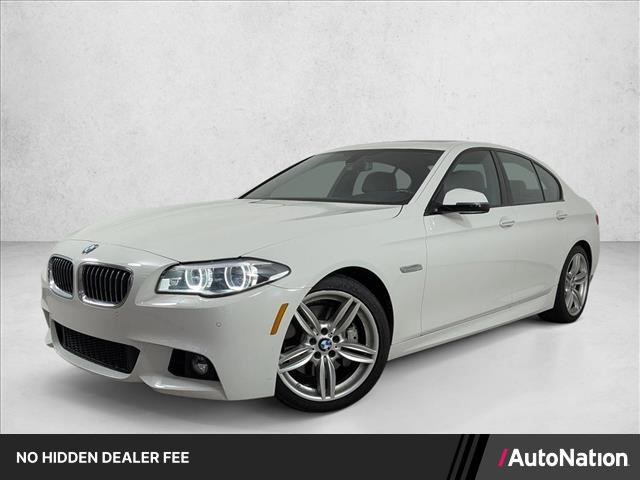 Alpine White 2014 BMW 5 Series Sedan Rear-Wheel Drive 8-Speed Automatic