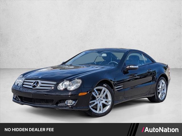 Black 2008 Mercedes-Benz SL-Class Convertible Rear-Wheel Drive Automatic