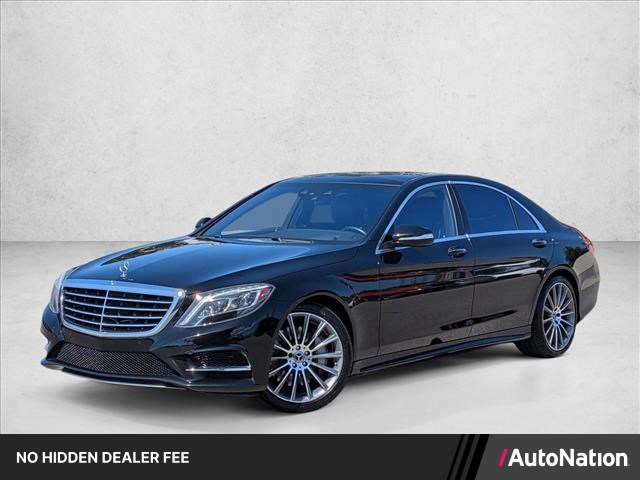 Black 2017 Mercedes-Benz S-Class Sedan Rear-Wheel Drive Automatic