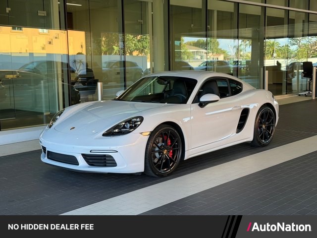 Gray (Ice Grey Metallic) 2024 Porsche 718 Cayman Coupe Rear-Wheel Drive 7-Speed Automatic