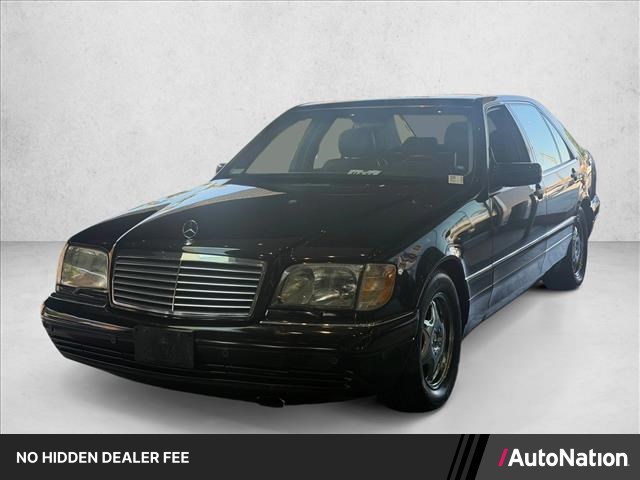 Black 1998 Mercedes-Benz S-Class Sedan Rear-Wheel Drive Automatic