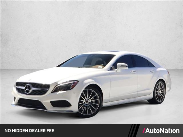 Designo Diamond White Metallic 2018 Mercedes-Benz CLS Sedan Rear-Wheel Drive Automatic