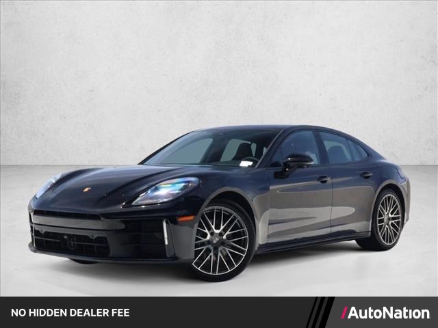 Black 2025 Porsche Panamera 4 AWD Sedan All-Wheel Drive 8-Speed Automatic