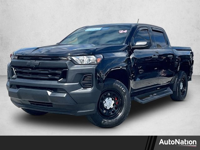 Black 2024 Chevrolet Colorado Work Truck Crew Cab RWD Pickup Truck 4X2 8-Speed Automatic