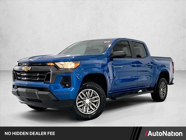 Glacier Blue Metallic 2023 Chevrolet Colorado Pickup Truck 4X2 8-Speed Automatic