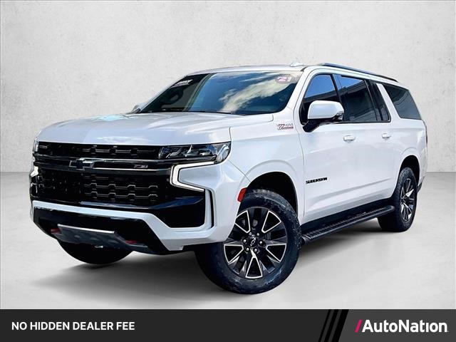 White (Iridescent Pearl Tricoat) 2021 Chevrolet Suburban SUV / Crossover Four-Wheel Drive Automatic
