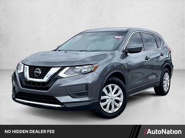 Gray (Gun Metallic) 2020 Nissan Rogue S FWD SUV / Crossover Front-Wheel Drive Automatic