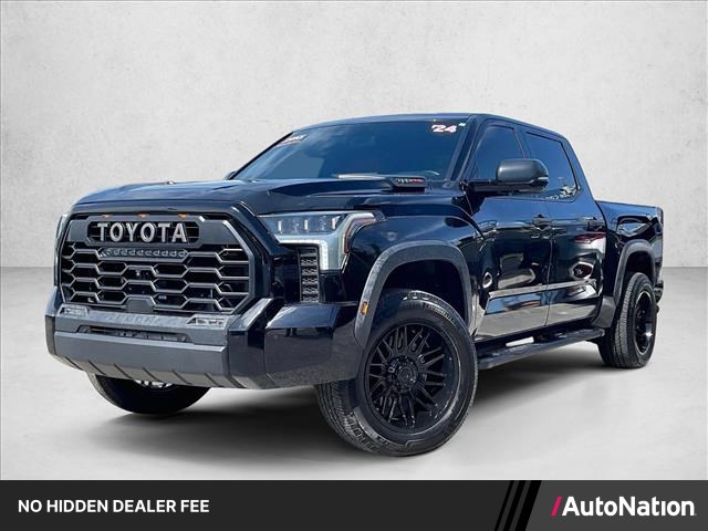 Midnight Black Metallic 2024 Toyota Tundra Hybrid Pickup Truck Four-Wheel Drive Automatic