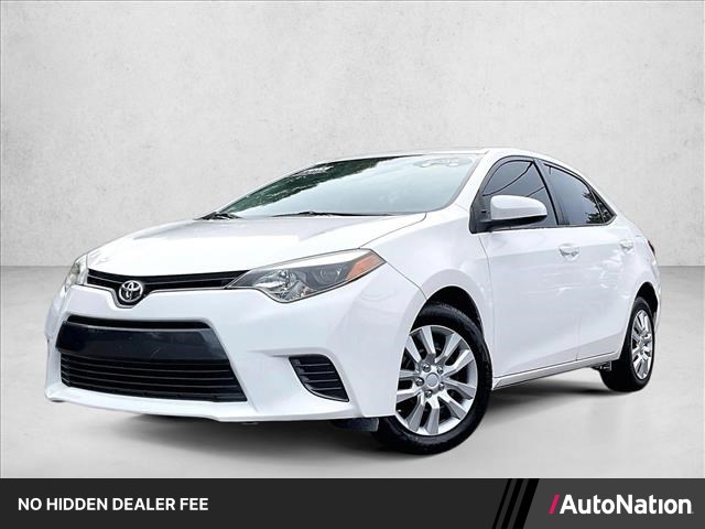 Super White 2016 Toyota Corolla Sedan Front-Wheel Drive Automatic