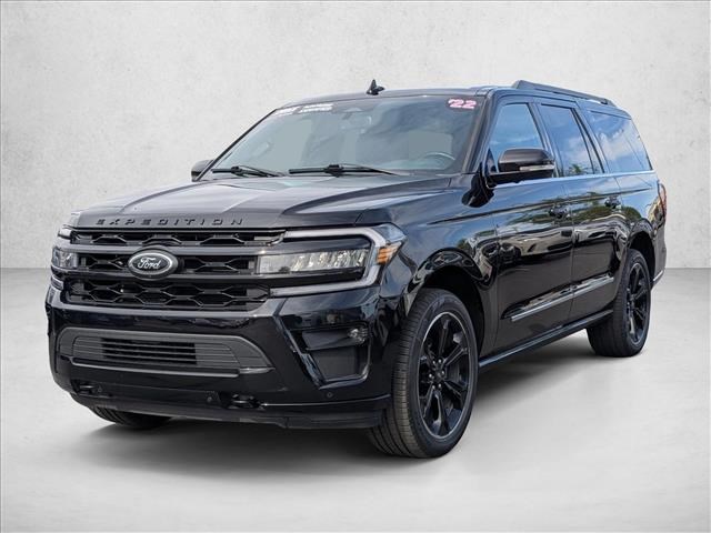 Agate Black Metallic 2022 Ford Expedition MAX Limited 4WD SUV / Crossover Four-Wheel Drive 6-Speed Automatic