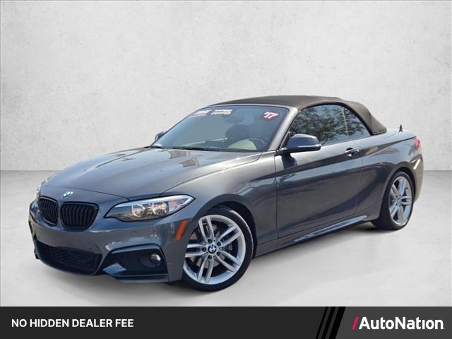 Mineral Gray Metallic 2017 BMW 2 Series Convertible Rear-Wheel Drive Automatic