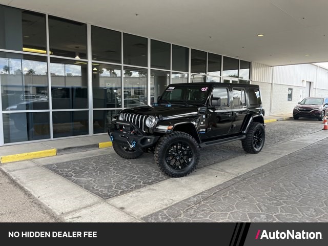 Black Clearcoat 2022 Jeep Wrangler 4xe Sahara 4WD SUV / Crossover Four-Wheel Drive 8-Speed Automatic