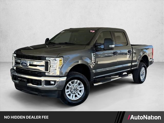 Gray (Magnetic Metallic) 2019 Ford F-250 Super Duty XLT Crew Cab 4WD Pickup Truck Four-Wheel Drive 6-Speed Automatic