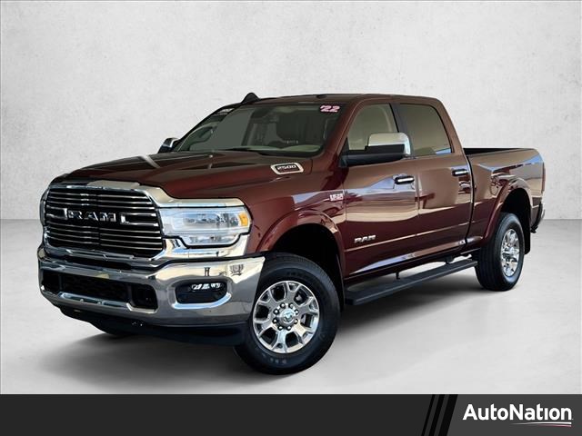 Delmonico Red Pearlcoat 2022 RAM 2500 Laramie Crew Cab 4WD Pickup Truck Four-Wheel Drive 8-Speed Automatic