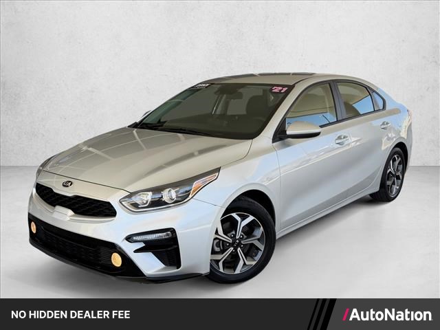 Silky Silver 2021 Kia Forte Sedan Front-Wheel Drive Automatic