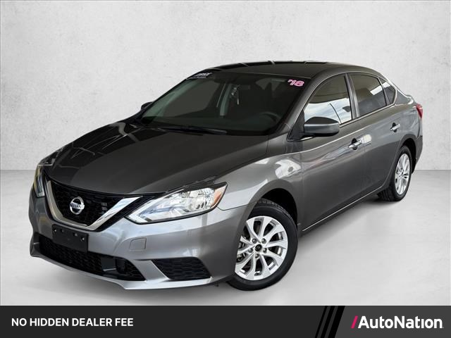 Gray (Gun Metallic) 2018 Nissan Sentra Sedan Front-Wheel Drive Automatic