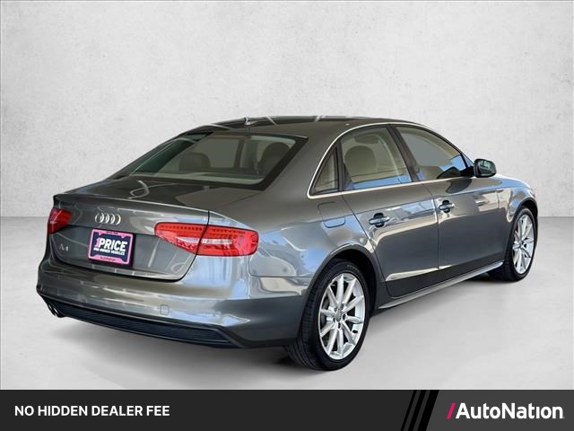 Tornado Gray Metallic 2015 Audi A4 2.0T Premium FWD Sedan Front-Wheel Drive Automatic