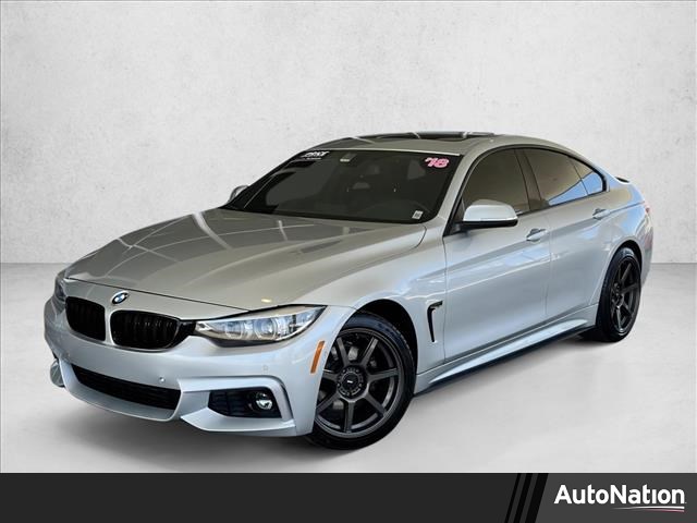 Glacier Silver Metallic 2018 BMW 4 Series 430i Gran Coupe RWD Sedan Rear-Wheel Drive Automatic