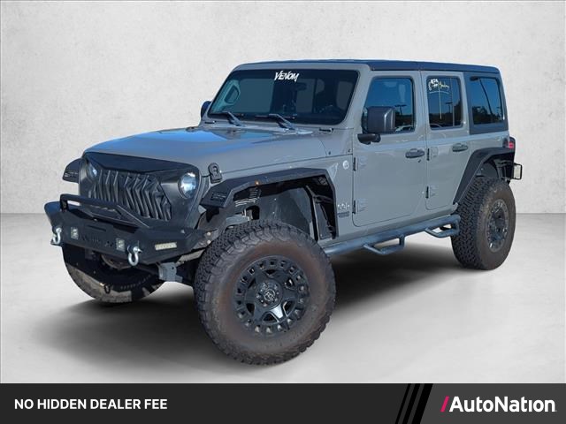 Sting-Gray Clearcoat 2018 Jeep Wrangler SUV / Crossover Four-Wheel Drive 8-Speed Automatic