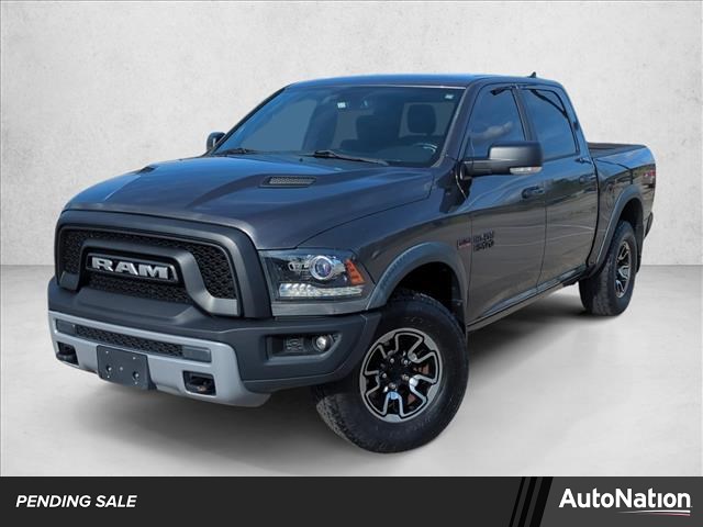 Gray (Granite Crystal Metallic Clearcoat) 2016 RAM 1500 Rebel Crew Cab 4WD Pickup Truck Four-Wheel Drive 8-Speed Automatic