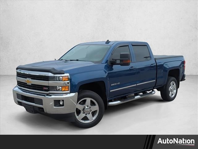 Deep Ocean Blue Metallic 2015 Chevrolet Silverado 2500HD LT Crew Cab 4WD Pickup Truck Four-Wheel Drive 6-Speed Automatic