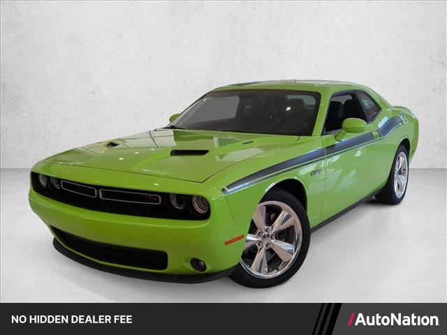 Green (Sublime Pearl Coat) 2015 Dodge Challenger R/T Plus RWD Coupe Rear-Wheel Drive 8-Speed Automatic