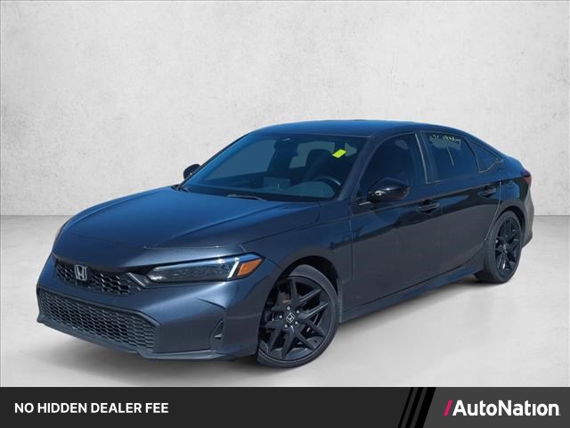 Meteorite Gray Metallic 2025 Honda Civic Sedan Front-Wheel Drive Automatic