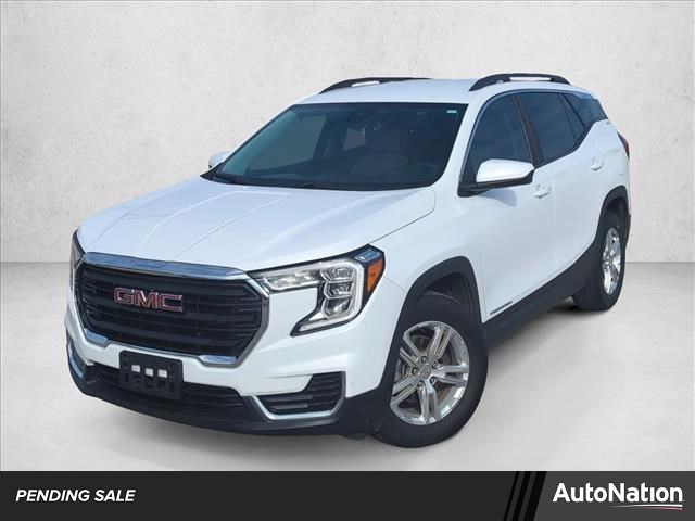 Summit White 2023 GMC Terrain SLE FWD SUV / Crossover Front-Wheel Drive 9-Speed Automatic
