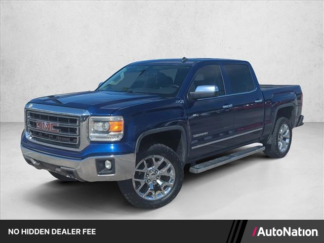 Cobalt Blue Metallic 2014 GMC Sierra 1500 Pickup Truck Four-Wheel Drive 6-Speed Automatic
