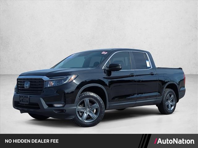 Crystal Black Pearl 2023 Honda Ridgeline Pickup Truck All-Wheel Drive Automatic