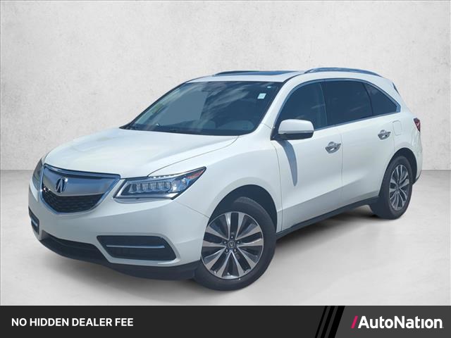 White Diamond Pear 2016 Acura MDX SUV / Crossover All-Wheel Drive Automatic