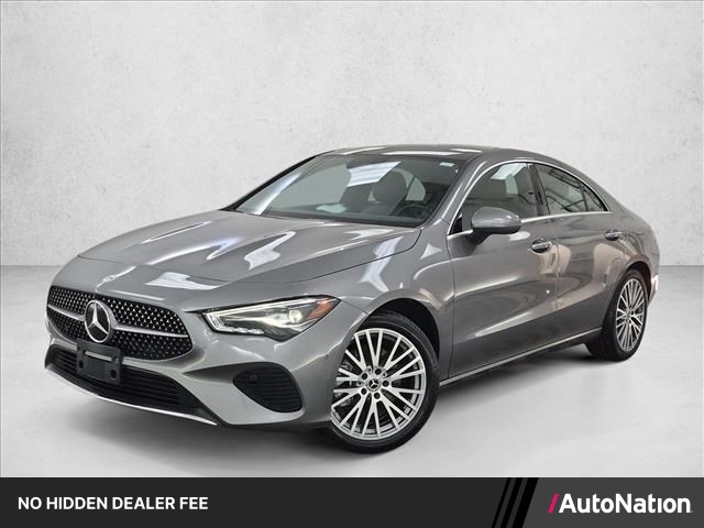 Gray (Mountain Grey Metallic) 2025 Mercedes-Benz CLA Coupe Front-Wheel Drive Automatic