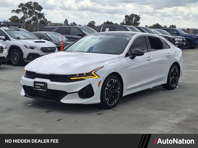 Glacial White Pearl 2022 Kia K5 GT-Line FWD Sedan Front-Wheel Drive Automatic